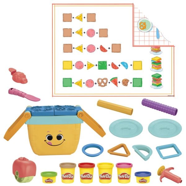 INT-F6916 PLAYDOH PIKNIK SEKILLERI BASLANGIC SETI 3