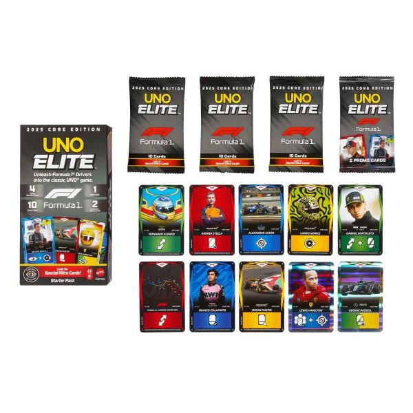 MATE-JLV42 UNO ELITE F1 KARTLAR BASLANGIC PAKETI 4