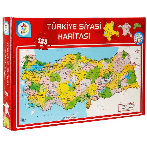 UTKU-LCSH002 SIYASI HARITA KUTU PUZZLE 24