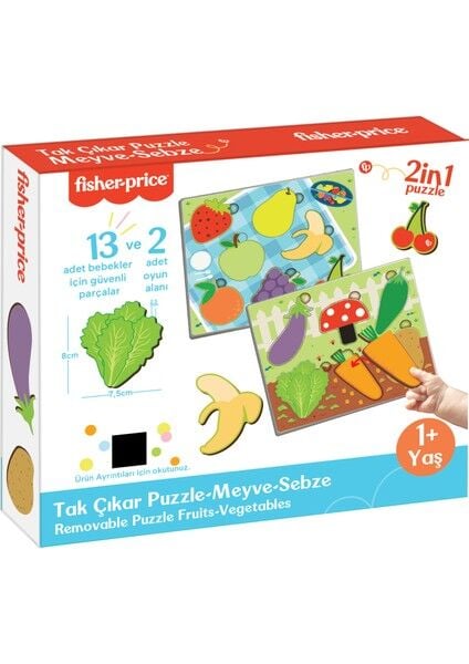 TABA-DIY-FP2793 TAK CIKAR PUZZLE MEYVE SEBZE 34