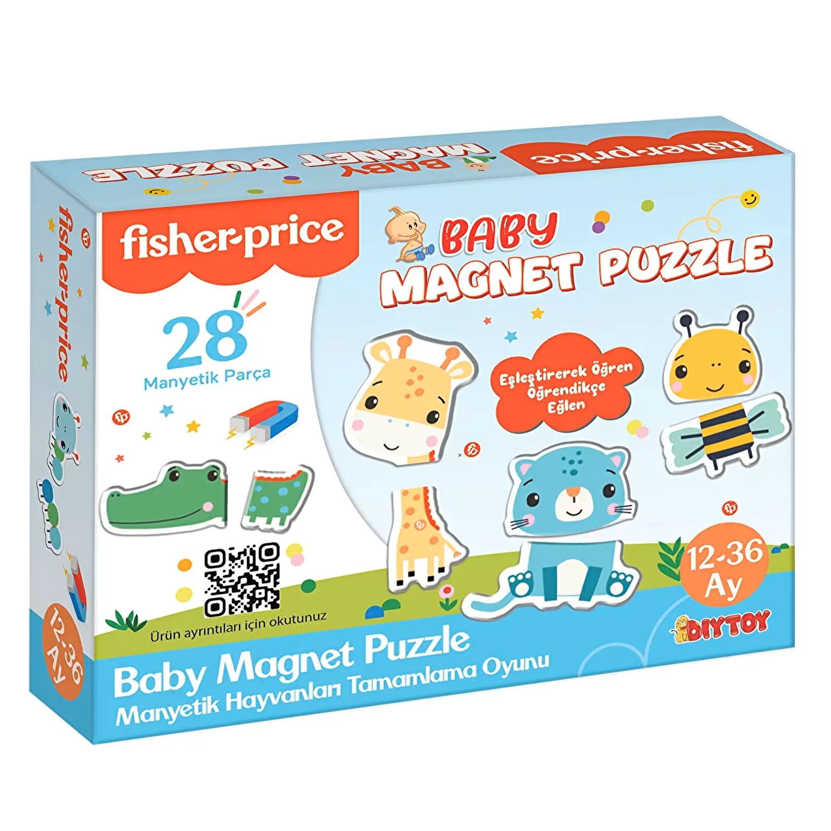 TABA-DIY-FP2939 FISHER PRICE BABY MAGNET PUZZLE 52