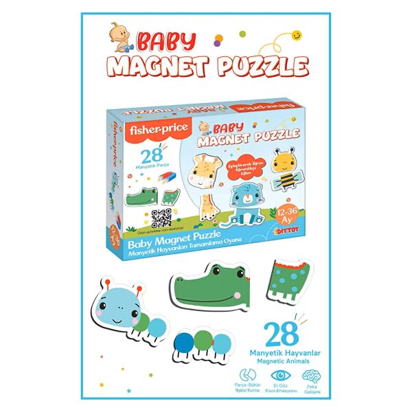 TABA-DIY-FP2939 FISHER PRICE BABY MAGNET PUZZLE 52