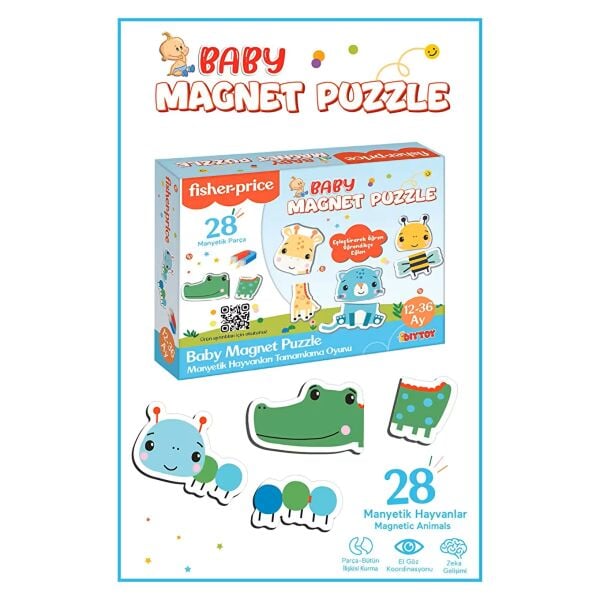 TABA-DIY-FP2939 FISHER PRICE BABY MAGNET PUZZLE 52