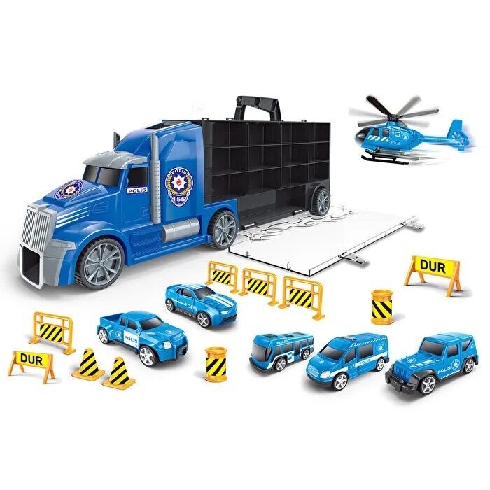 MEGA-XY6602G TASINABILIR KAMYONLU POLIS SET 12