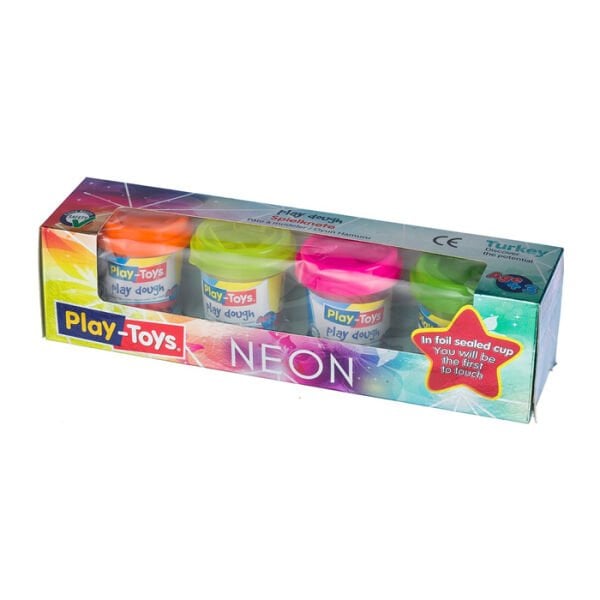 ASYA-1789 OYUN HAMURU PLAYTOYS GLITTER NEON  36