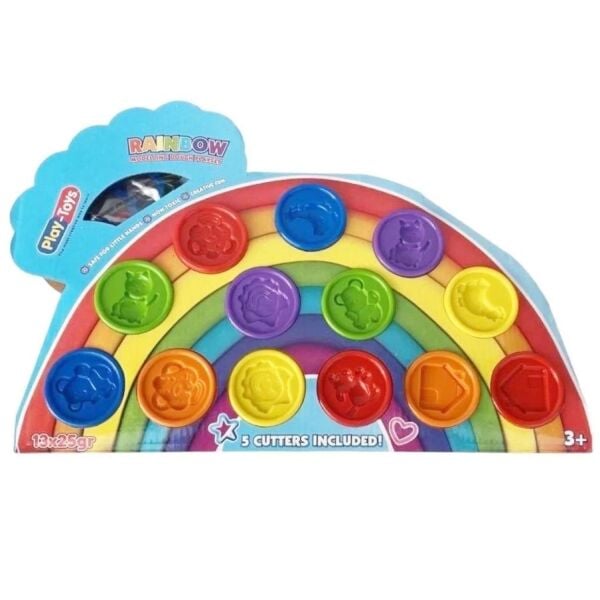 ASYA-70287 OYUN HAMURU PLAYTOYS RAINBOW SET 24