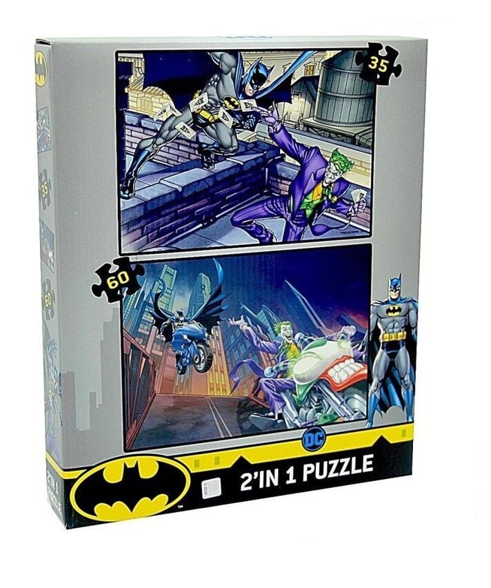 UTKU-BT7616  BATMAN 2 IN 1 PUZZLE 48