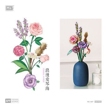 VGN-LZ1657 LOZ EBEDI CICEKLER 547 PRC BLOCK OYUNCAK 48