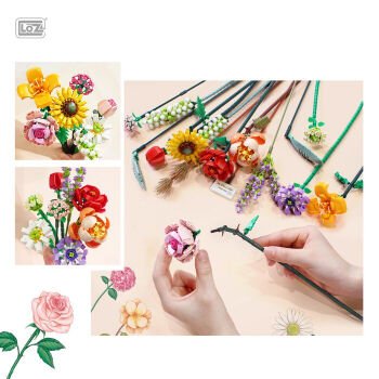 VGN-LZ1657 LOZ EBEDI CICEKLER 547 PRC BLOCK OYUNCAK 48