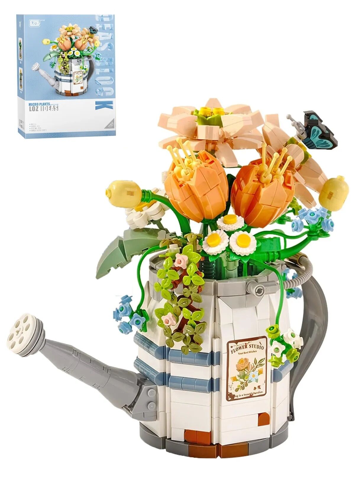 VGN-LZ1936 LOZ SULAMA KOVASI SAKSILARI VE CICEKLER 973 PRC  BLOCK OYUNCAK 24