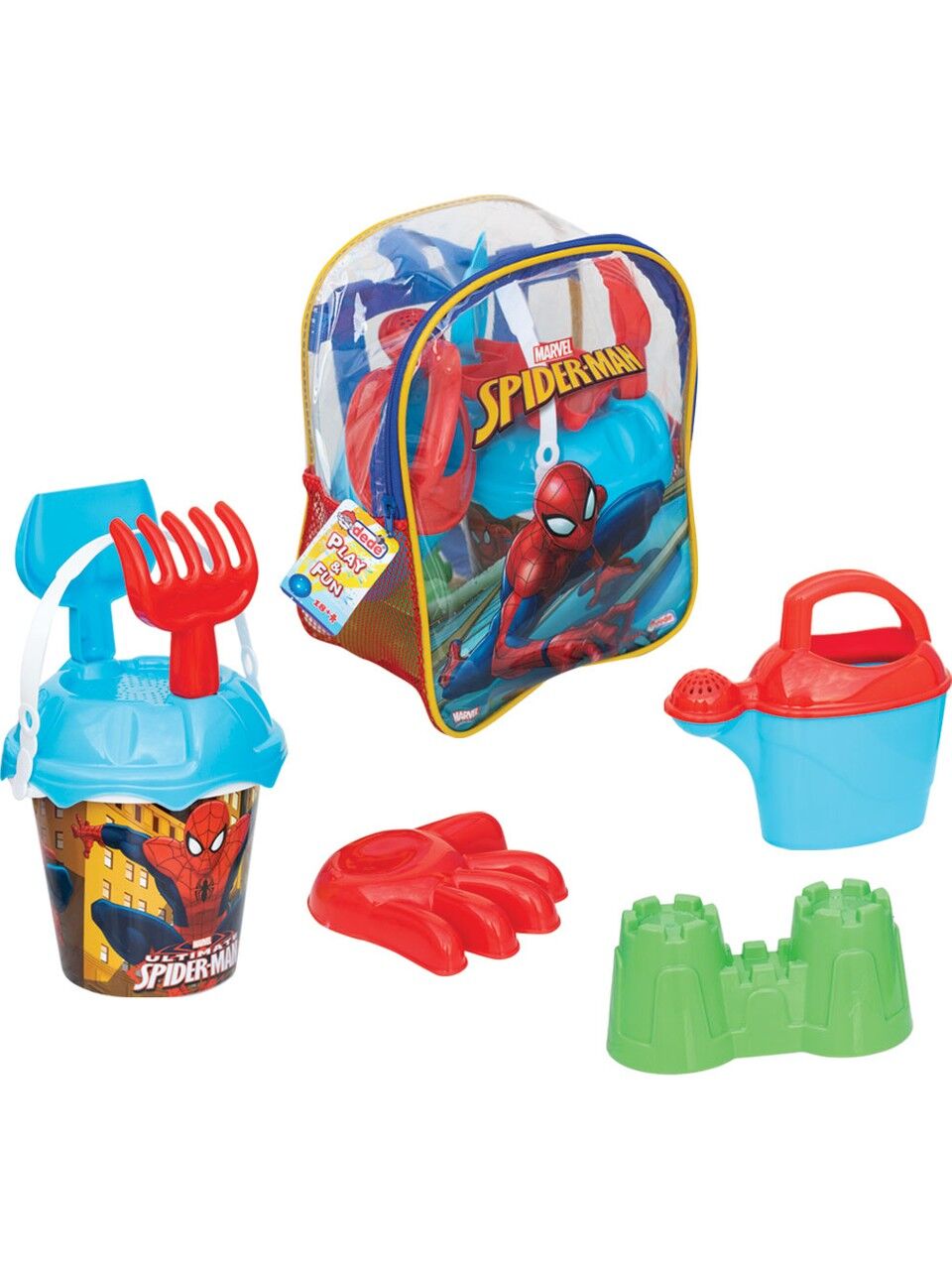 FEND-03864 SPIDERMAN RESIMLI SIRT CANTASI PLAJ SET 20