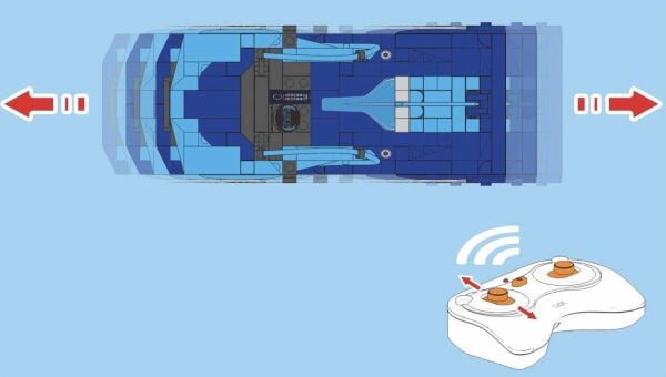 VGN-C51073W CADA BLUE RACE CAR 325 PRC BLOCK OYUNCAK 24