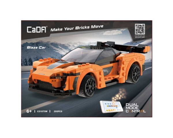 VGN-C51075W CADA TURUNCU BLAZE CAR 295 PRC BLOCK OYUNCAK 24