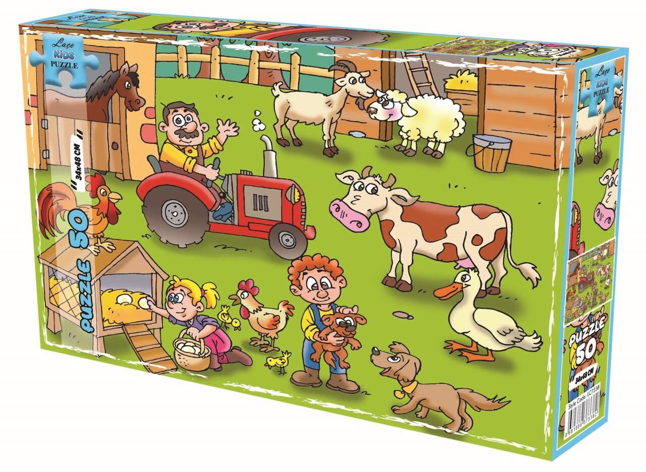 UTKU-LC7338 CIFTLIK 50 PARCA PUZZLE 24