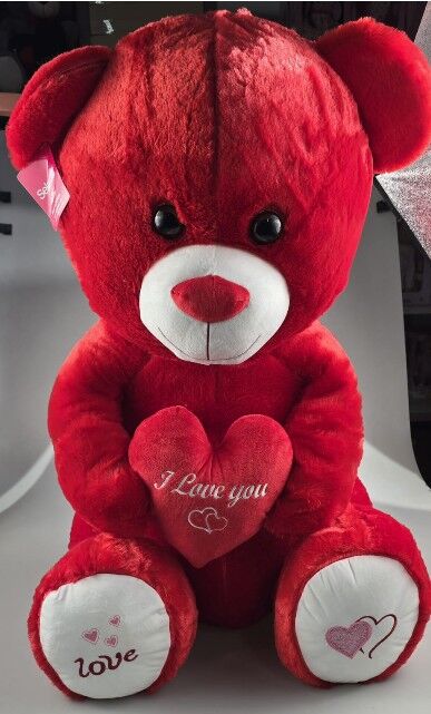 SLY-1028-K SEVIMLI AYI 80 CM KIRMIZI 10