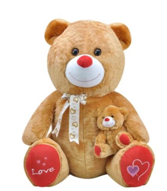 SLY-1085-K GULEN YAVRULU AYI 95 CM KIRMIZI 5