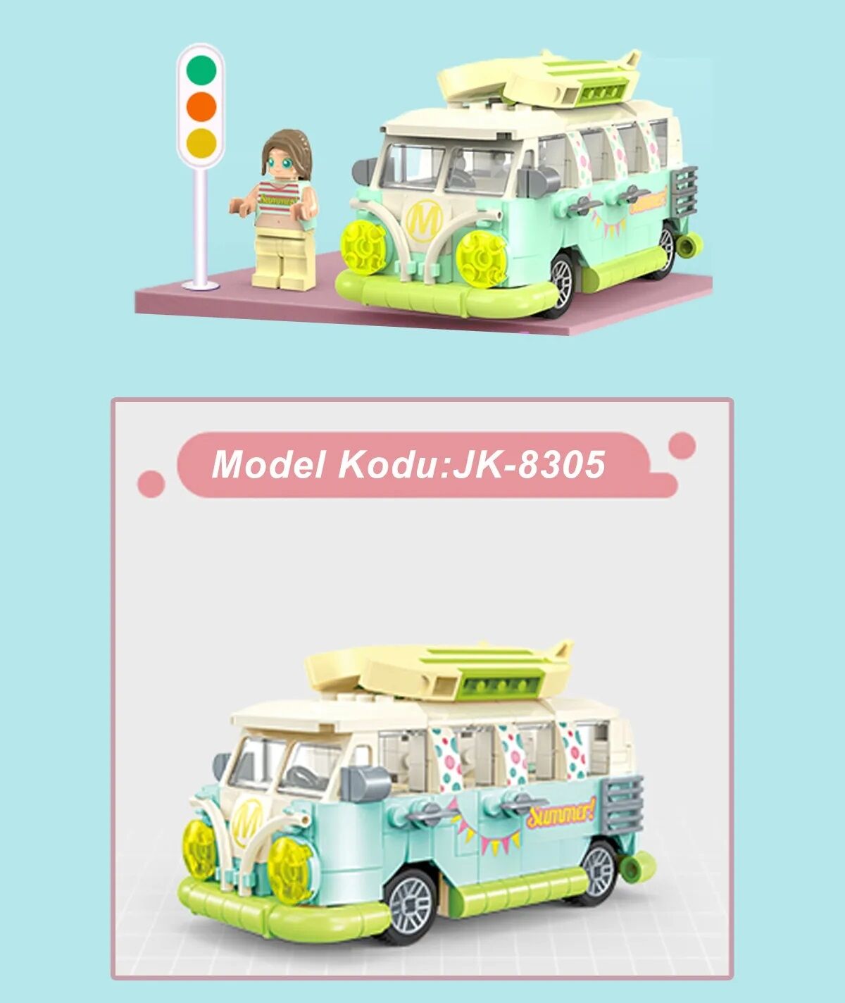 VGN-JK8305 JAKI TATIL MINUBUSU 323 PRC BLOCK OYUNCAK 36