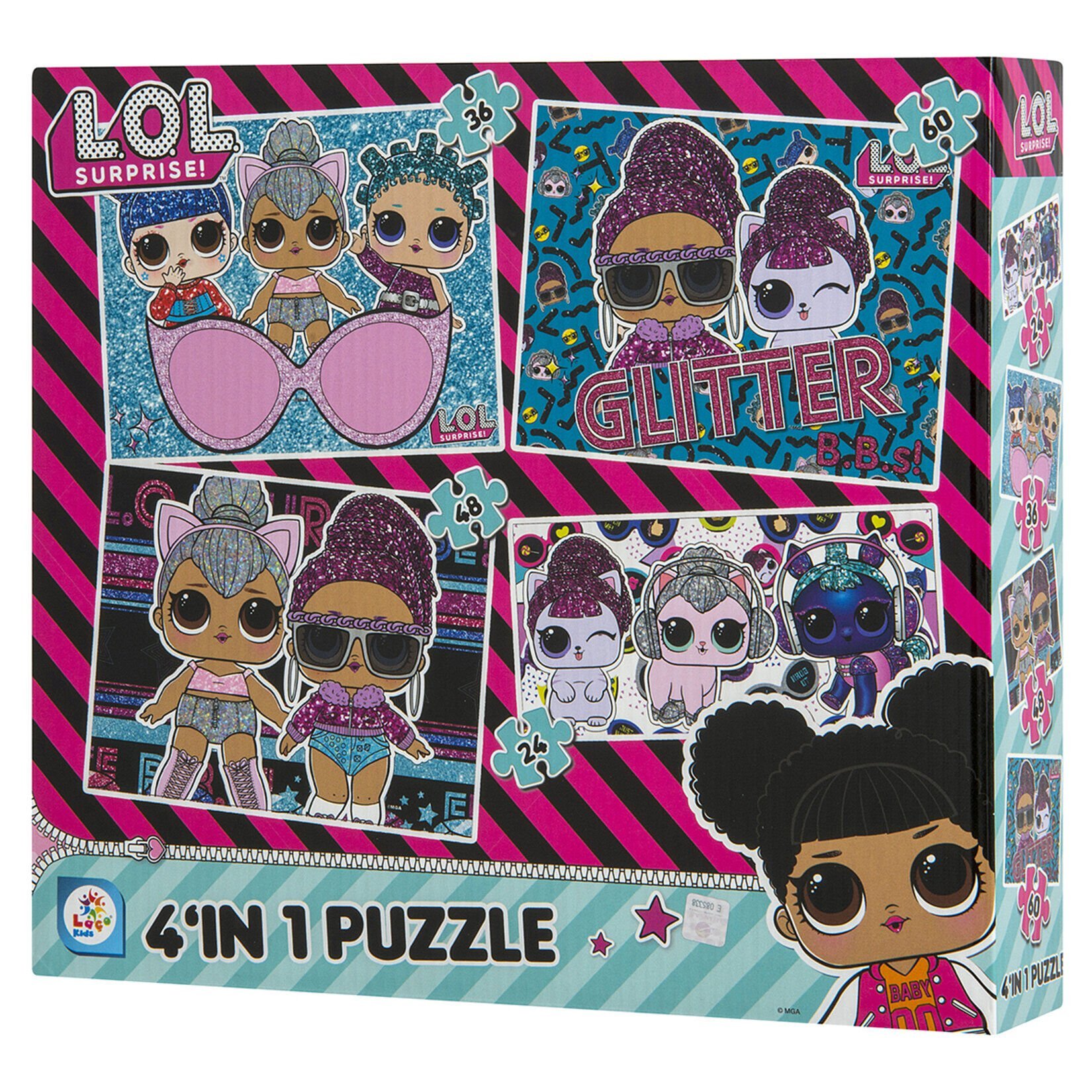UTKU-LOL7618 LOL 4IN1 PUZZLE 24