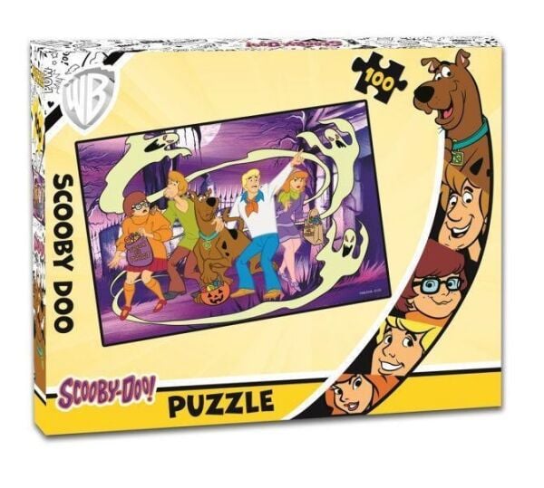 UTKU-SCB7555 SCOOBY DOO 100 PRC KUTU PUZZLE 48