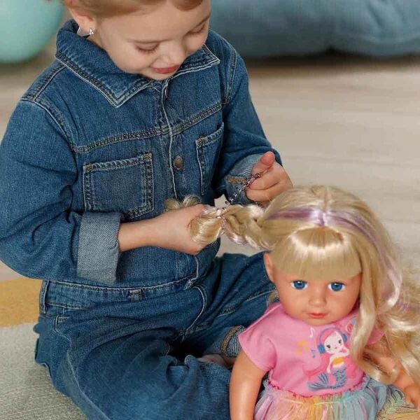 ADO-ZBB838006 BB KIZ KARDES BEBEK CARLA 43 CM 6