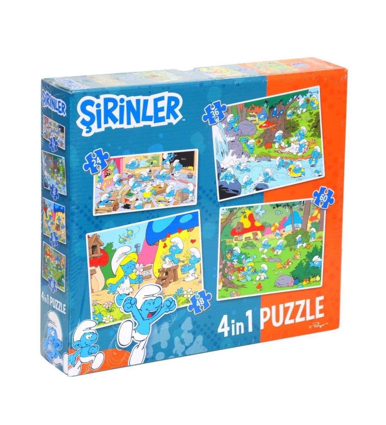 UTKU-SRN7682 SIRINLER YENI 4 IN 1 PUZZLE 24