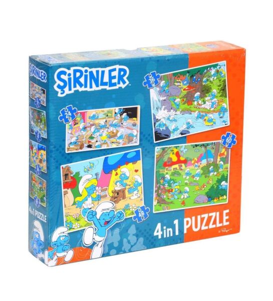 UTKU-SRN7682 SIRINLER YENI 4 IN 1 PUZZLE 24