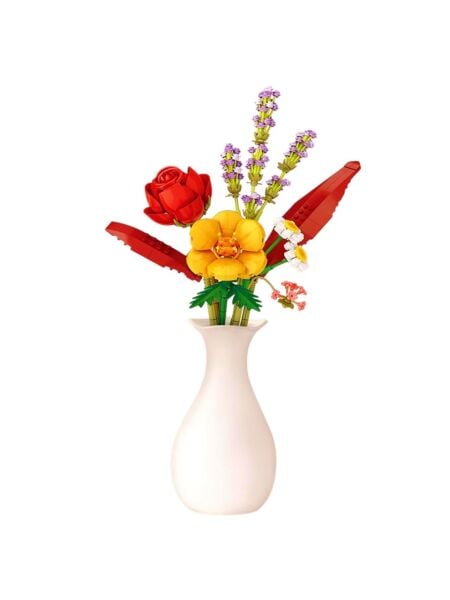 VGN-LZ4603 LOZ EBEDI CICEKLER KIRMIZI GUN BATIMI 574 PRC BLOCK 48