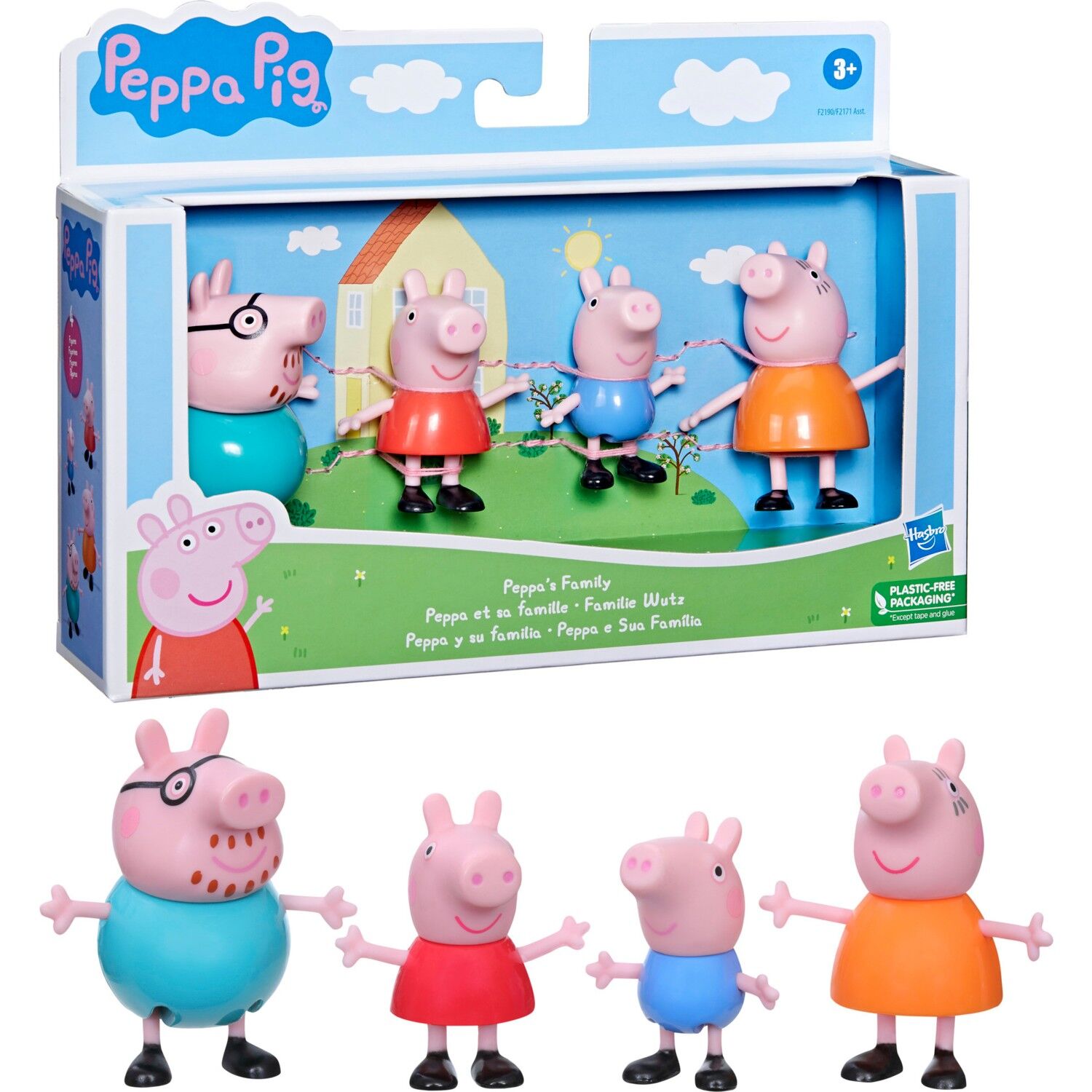 INT-F2171 PEPPA PIG VE AILESI DORTLU FIGUR SETI 4