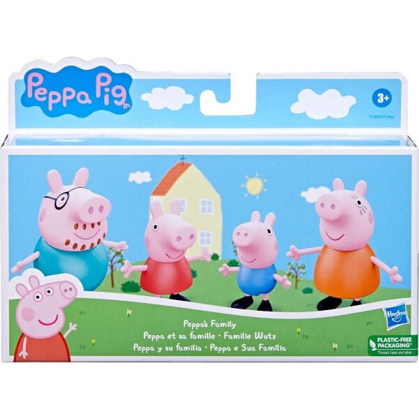 INT-F2171 PEPPA PIG VE AILESI DORTLU FIGUR SETI 4
