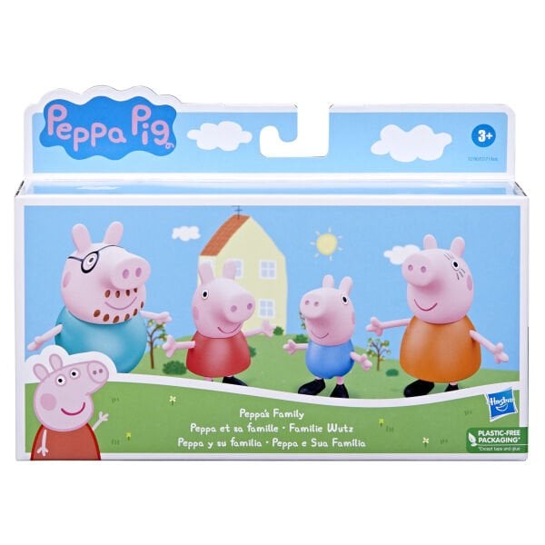 INT-F2171 PEPPA PIG VE AILESI DORTLU FIGUR SETI 4
