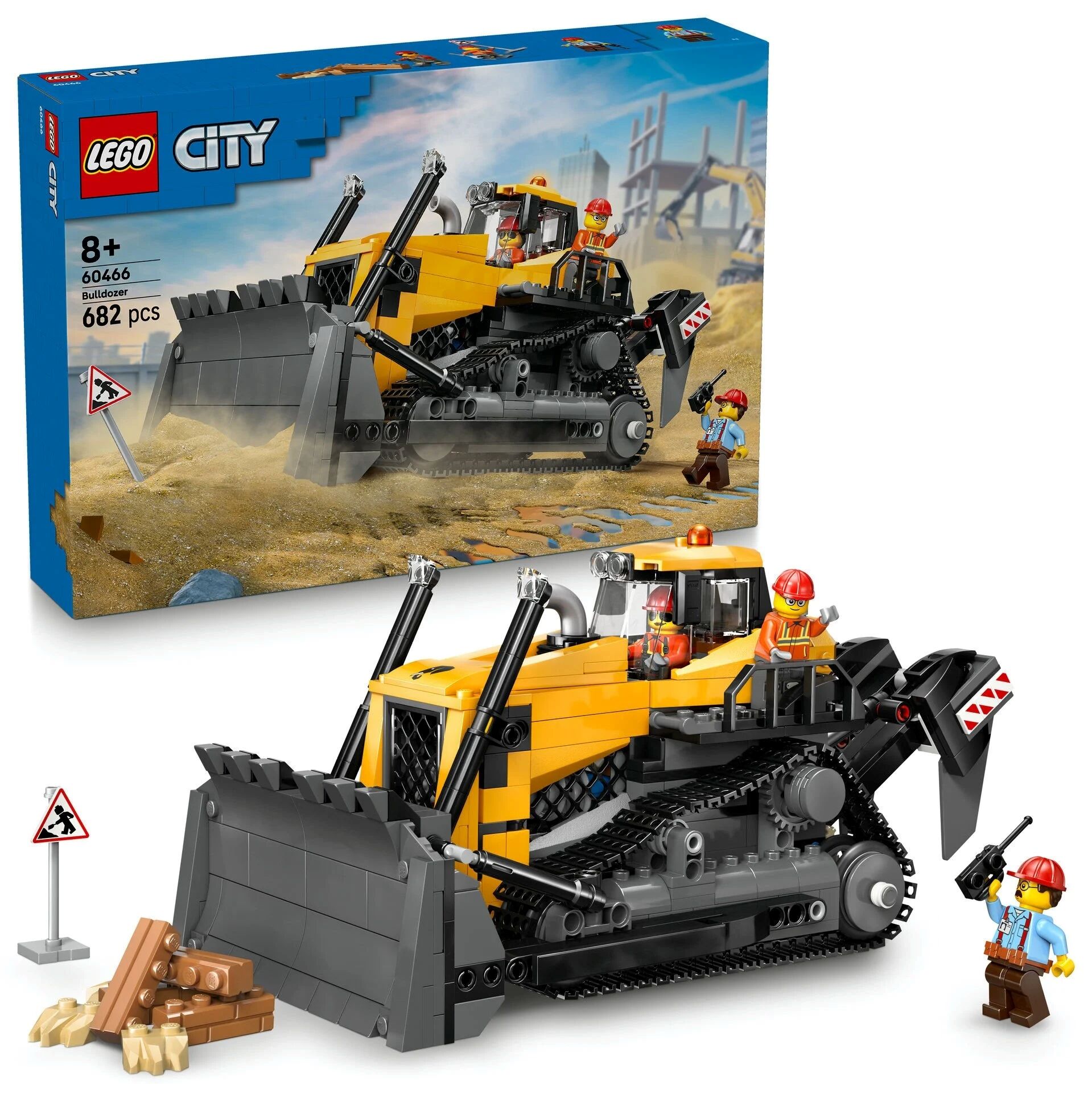 ADOL-LSC60466 YUKLEYICILI SARI BULDOZER 3