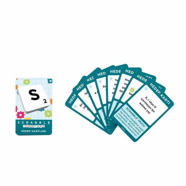 MATE-HXV98 SCRABBLE ORIJINAL 2 SI 1 ARADA TURKCE 6