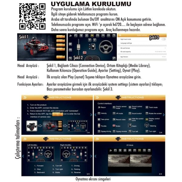 VAR-SYR-666-764WA 2.4G KAMERALI OFF ROAD ARABA 8