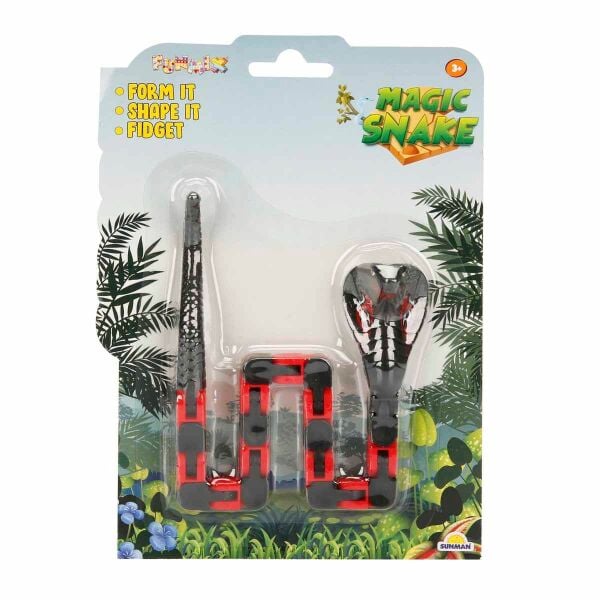 SUN-S00004133 KIVRIMLI YILAN SIYAH-KIRMIZI 300