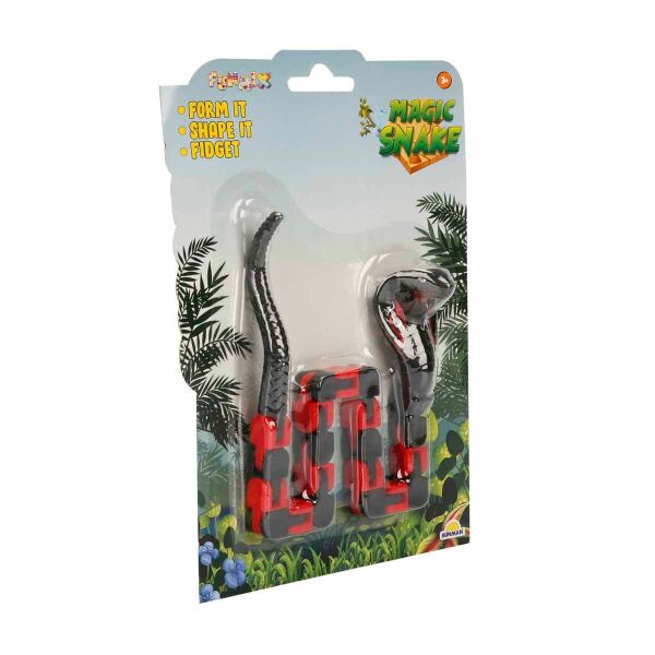 SUN-S00004133 KIVRIMLI YILAN SIYAH-KIRMIZI 300