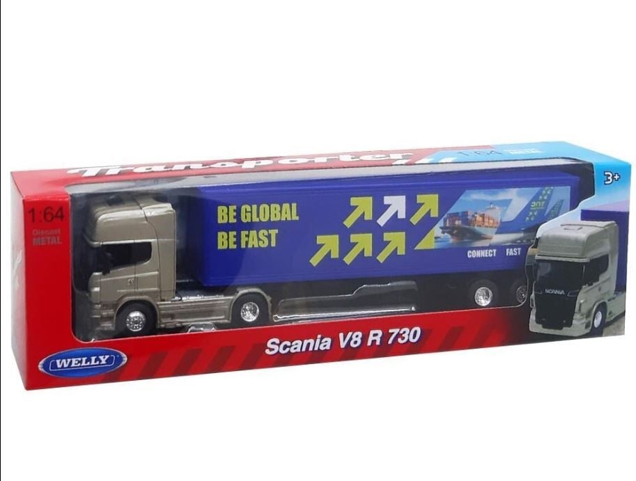 KT-68021 WELLY 1:64 SCANIA R730 TRAILER 48