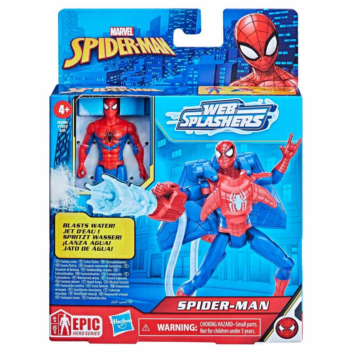 INT-F7847 SPIDER-MAN AQUA WEB WARRIORS FIGUR 8