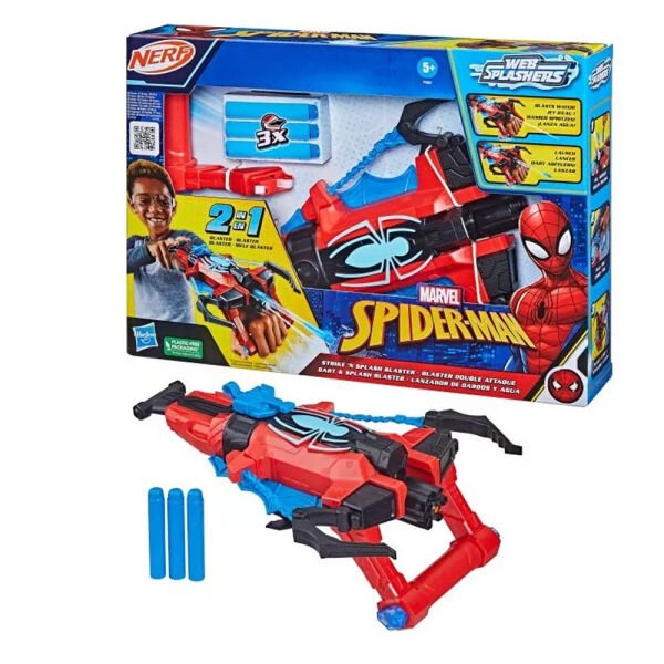 INT-F7852 SPIDER-MAN STRIKEN SPLASH SU VE DART FIRLATICI 4