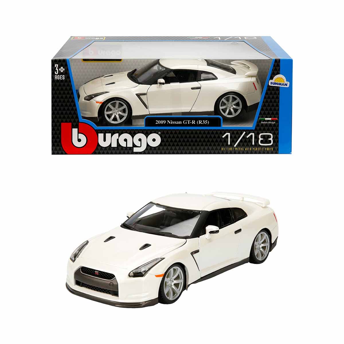SUN-S00012079 BUR 1/18 NISSAN GT-R R35  4