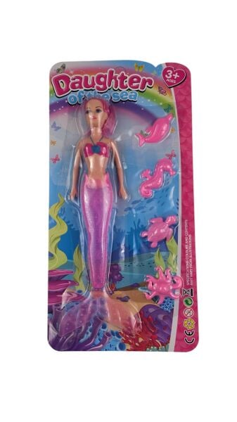 KZL-189-6 ISIKLI DENIZ KIZI BALIK FIGURLU BEBEK 72