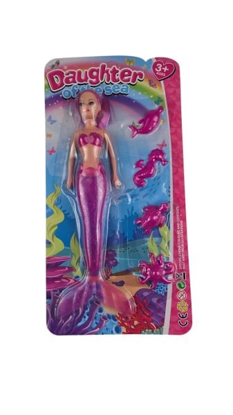 KZL-189-6 ISIKLI DENIZ KIZI BALIK FIGURLU BEBEK 72