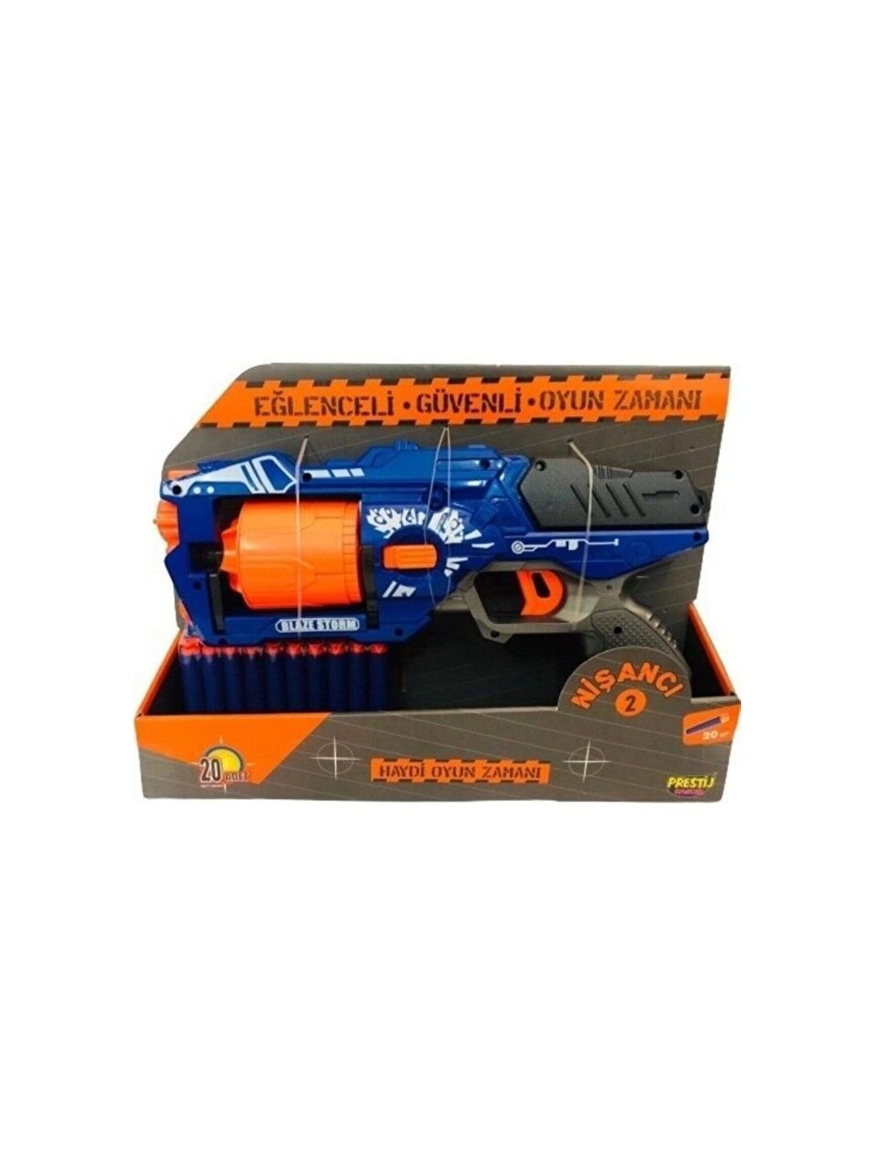 PRJ-FAB6464 KUTULU PISTOLLU NERF SILAH  40