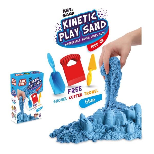 FEN-03691 AKSESUARLI MAVI KINETIK OYUN KUMU 1000 GR 12