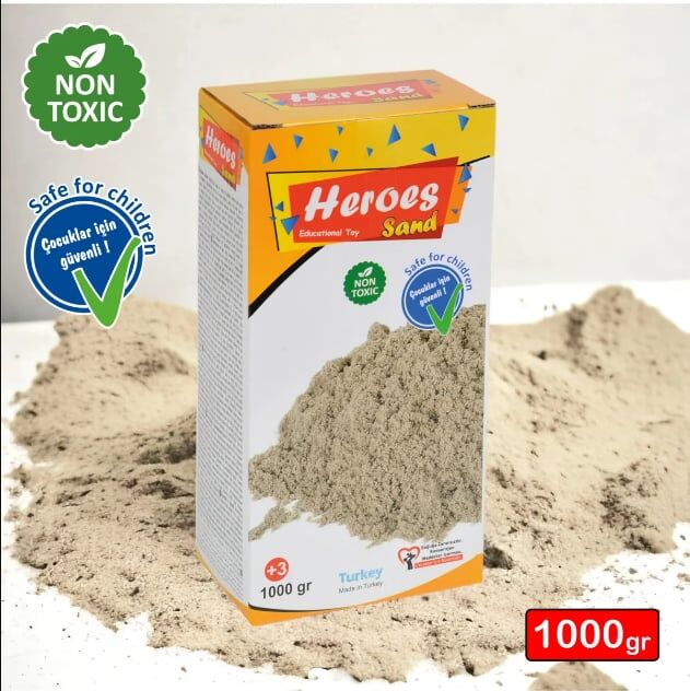 ERN-KUM-002 KINETIK KUM 1000 GR MIX KUTU 24