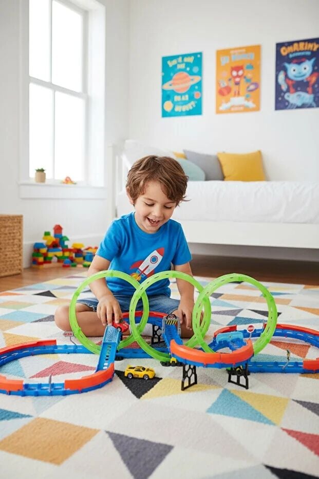 SEH-SH40591 SARJLI FOSFORLU RACING SET 71 PRC  12