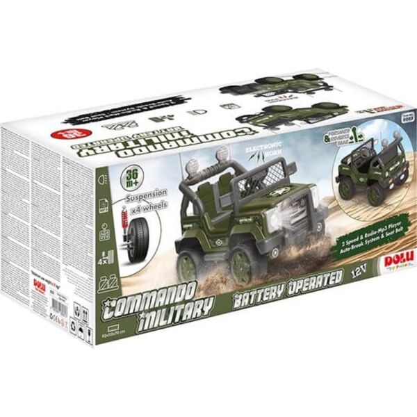 DOLU-8083 COMMANDO MILITARY KUMANDALI AKULU ARABA 12 V  1