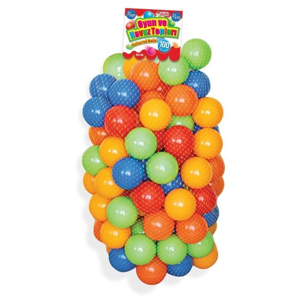 FEN-03740 OYUN HAVUZ TOPLARI 100 PRC FILEDE 7 CM 9