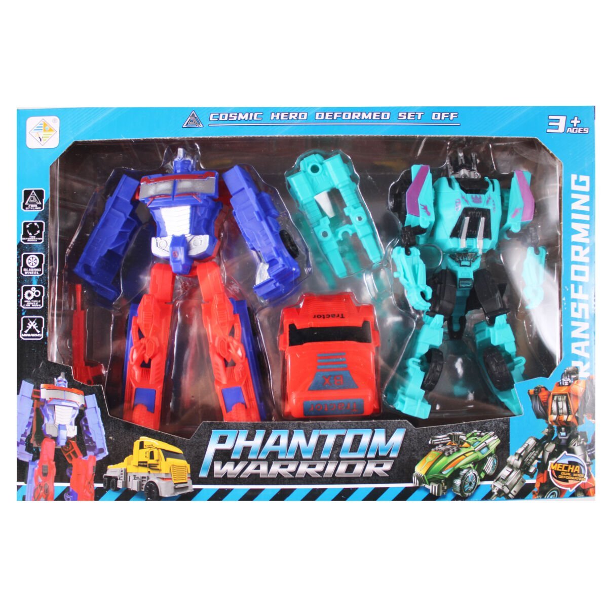 BIR-7711 DONUSEBILEN 2 LI ROBOT TRANSFORMERS 72