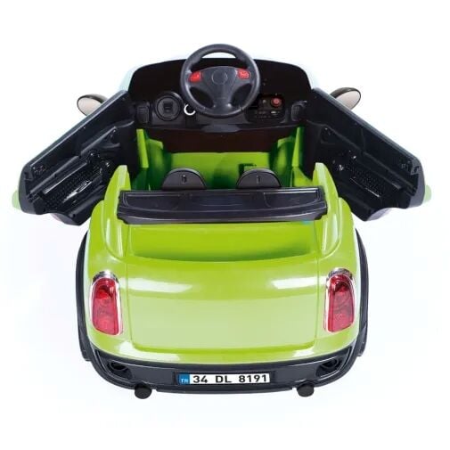 DOLU-8295 RIDE ON 12 V AKULU ARABA KUMANDALI ACIK YESIL 1