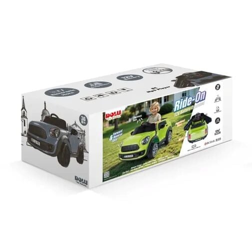 DOLU-8295 RIDE ON 12 V AKULU ARABA KUMANDALI ACIK YESIL 1